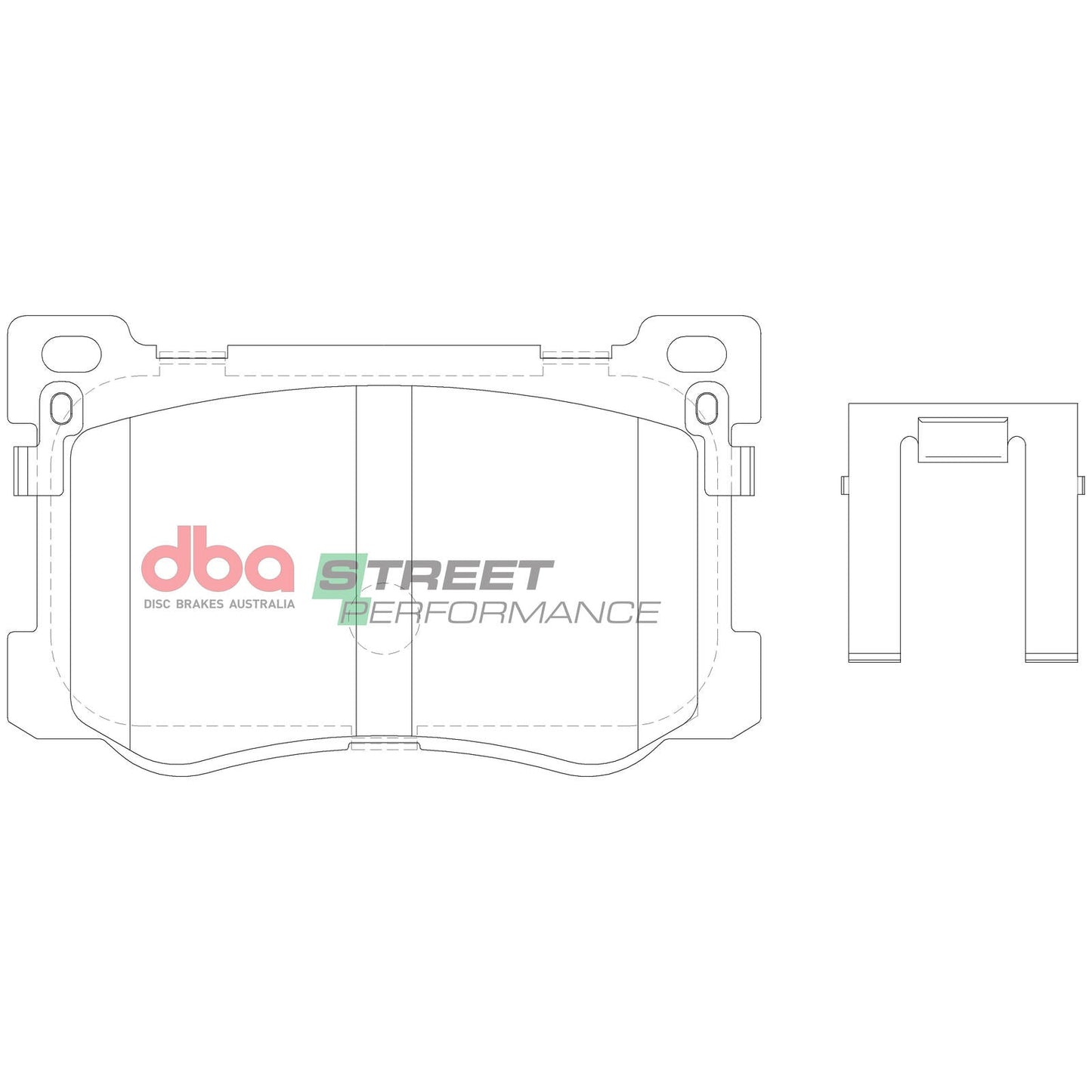 DBA DB15021SP High Performance Brake Pad Set