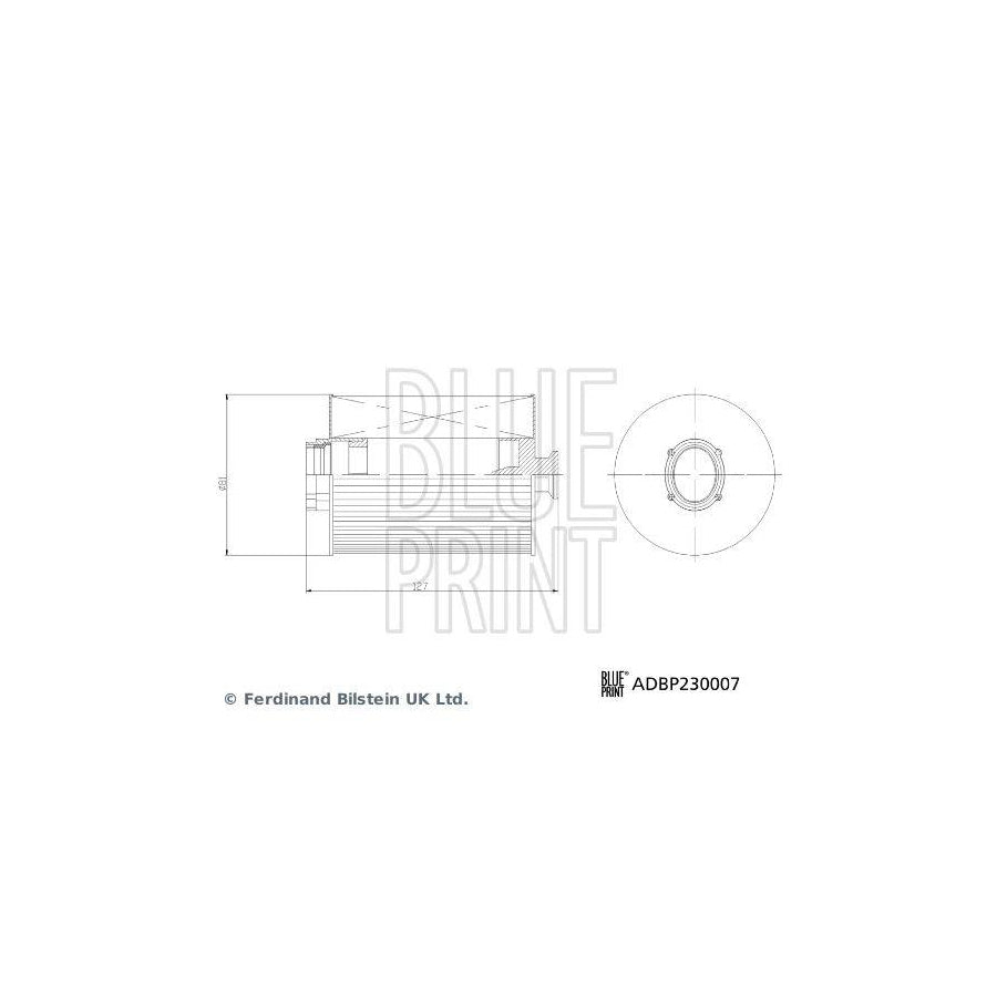 Blue Print Adbp230007 Fuel Filter