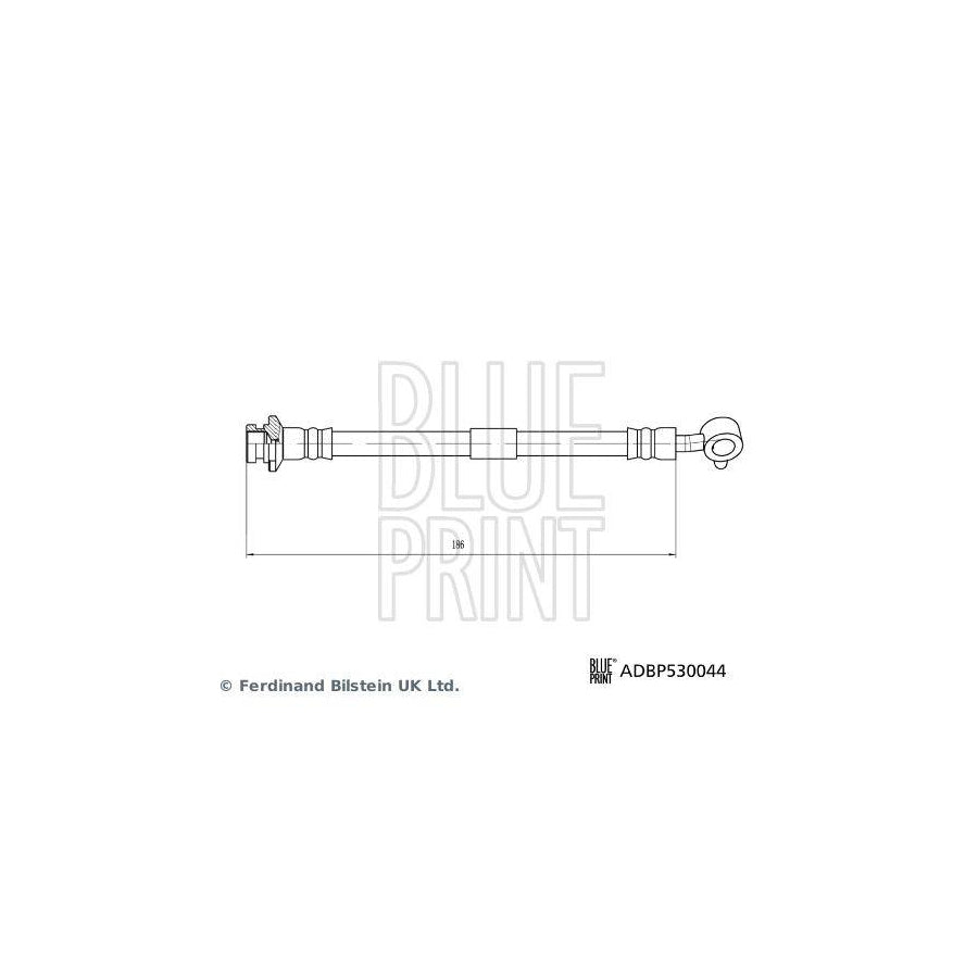 Blue Print Adbp530044 Brake Hose for Nissan Qashqai II (J11)