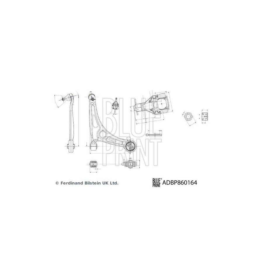 Blue Print Adbp860164 Suspension Arm