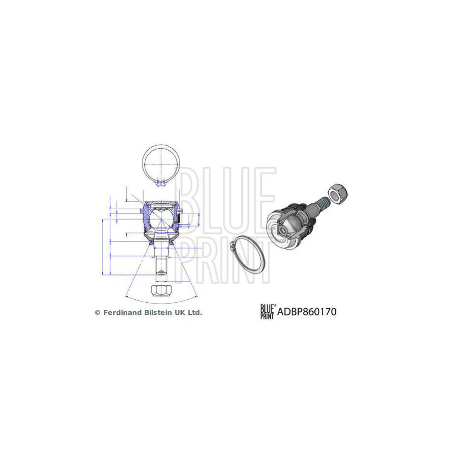 Blue Print Adbp860170 Ball Joint