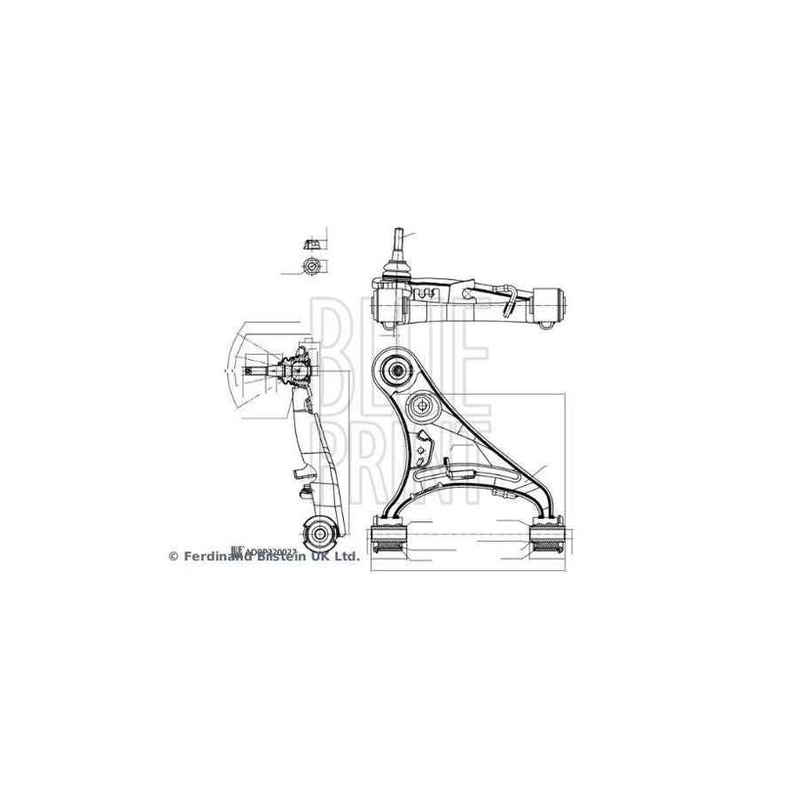 Blue Print Adbp860192 Suspension Arm for Land Rover Discovery