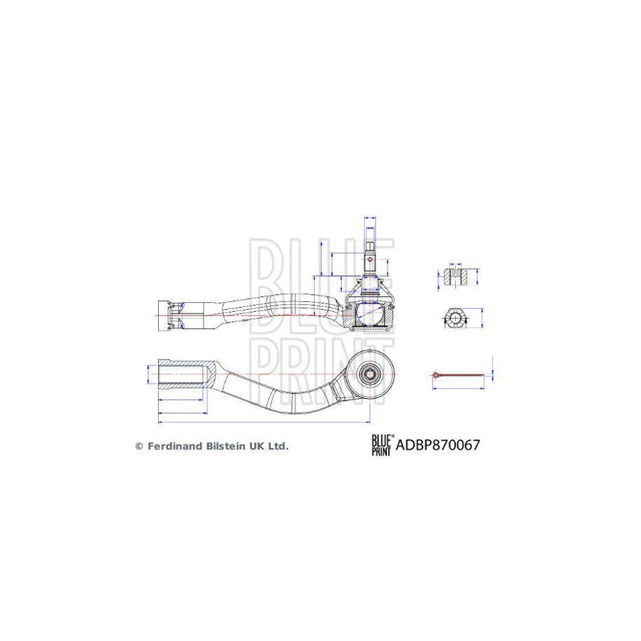 Blue Print Adbp870067 Track Rod End