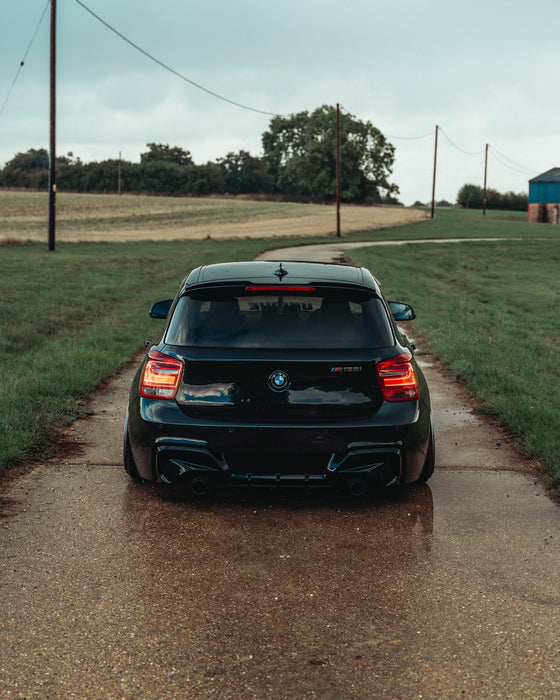 Zaero ZA-F2X-PRE-LCI-DF BMW 1 SERIES & M135I PRE-LCI F20 F21 EVO-1 GLOSS BLACK REAR DIFFUSER