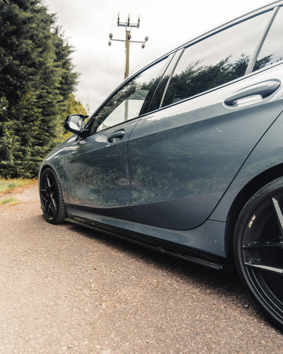 Zaero ZA-F4X-PRE-LCI-SW BMW 1 SERIES & M135I F40 EVO-1 GLOSS BLACK SIDE SKIRTS