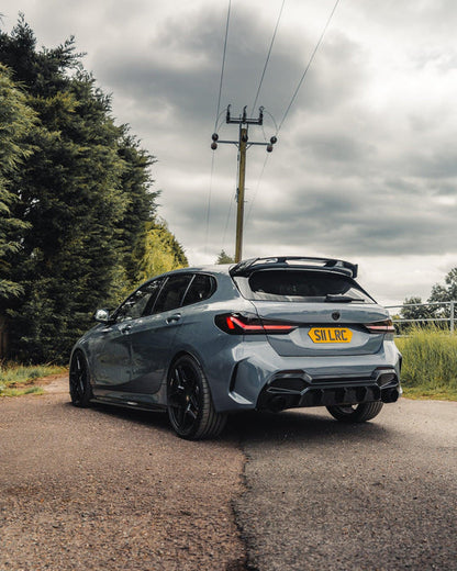 Zaero ZA-F4X-PRE-LCI-SW BMW 1 SERIES & M135I F40 EVO-1 GLOSS BLACK SIDE SKIRTS