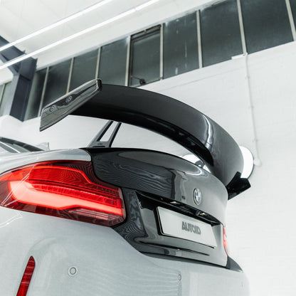 Adro A14A30-1501 BMW 2 Series F22 & M2 F87 Pre-Preg Carbon Fibre Swan Neck AT-R1 Rear Wing (2014-2021)