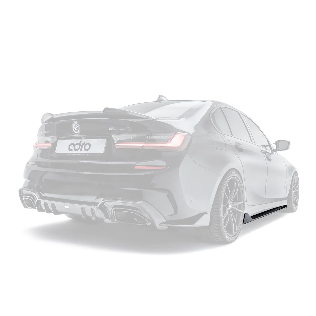 Adro A14A60-1401 BMW 3 Series M340I G20 Carbon Fibre Side Skirt (2018+)