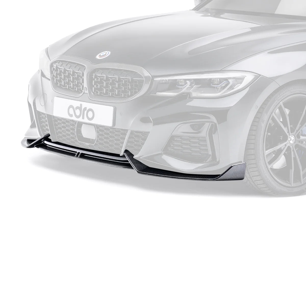 Adro A14A60-1201 BMW 3 Series M340I G20 G21 (Pre-Lci) Carbon Fibre Front Splitter (2018-2022)