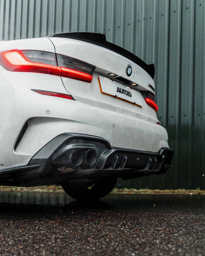Adro A14A60-1301 BMW 3 Series M340I G20 (Pre-Lci) Carbon Fibre Rear Diffuser (2018-2022)