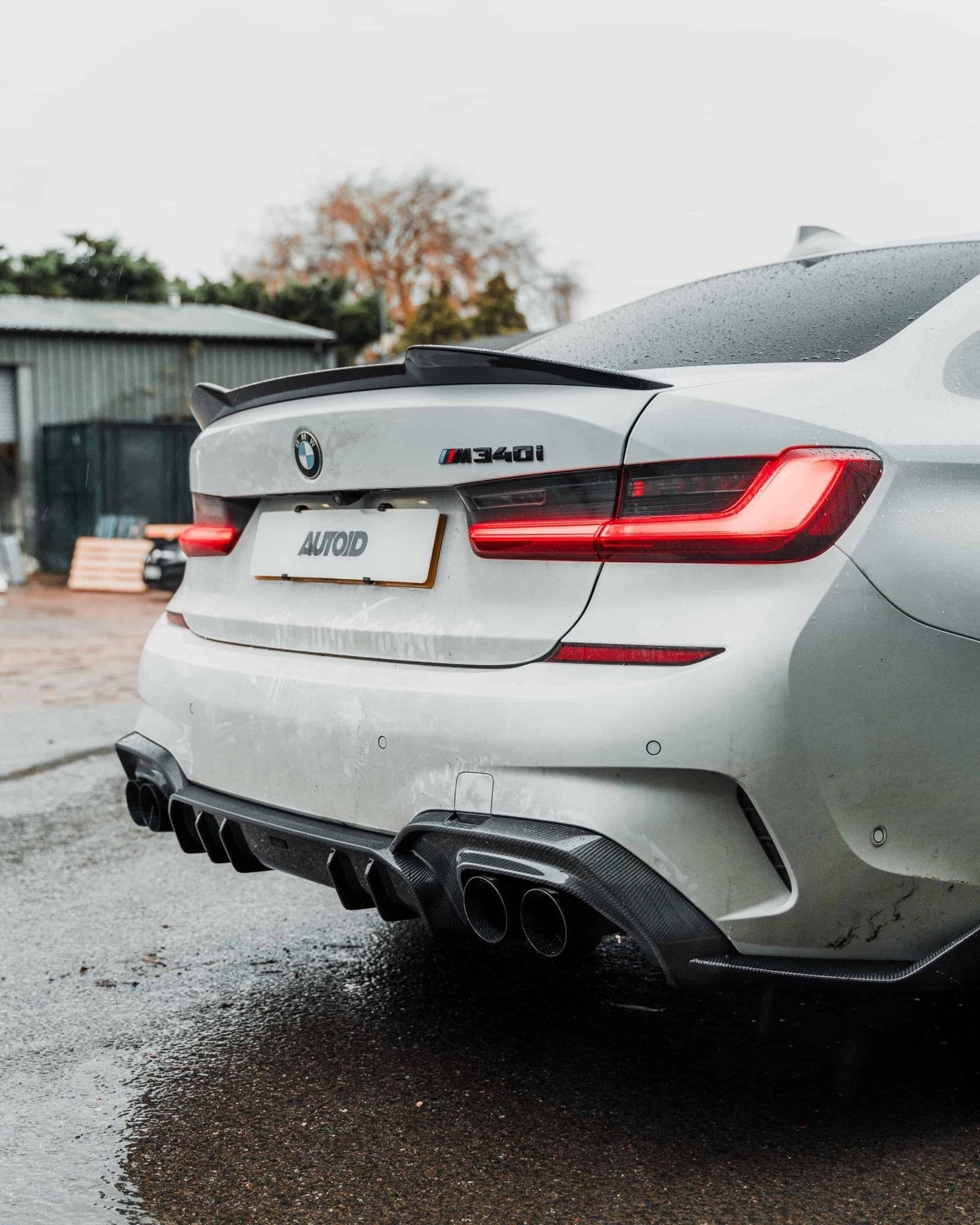 Adro A14A60-1301 BMW 3 Series M340I G20 (Pre-Lci) Carbon Fibre Rear Diffuser (2018-2022)