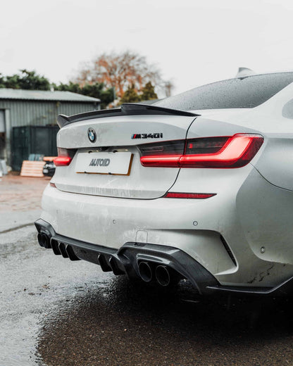 Adro A14A60-1301 BMW 3 Series M340I G20 (Pre-Lci) Carbon Fibre Rear Diffuser (2018-2022)