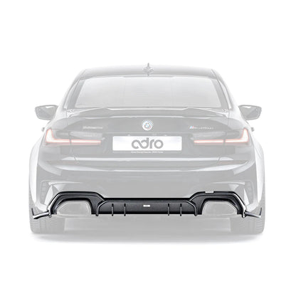 Adro A14A60-1301 BMW 3 Series M340I G20 (Pre-Lci) Carbon Fibre Rear Diffuser (2018-2022)