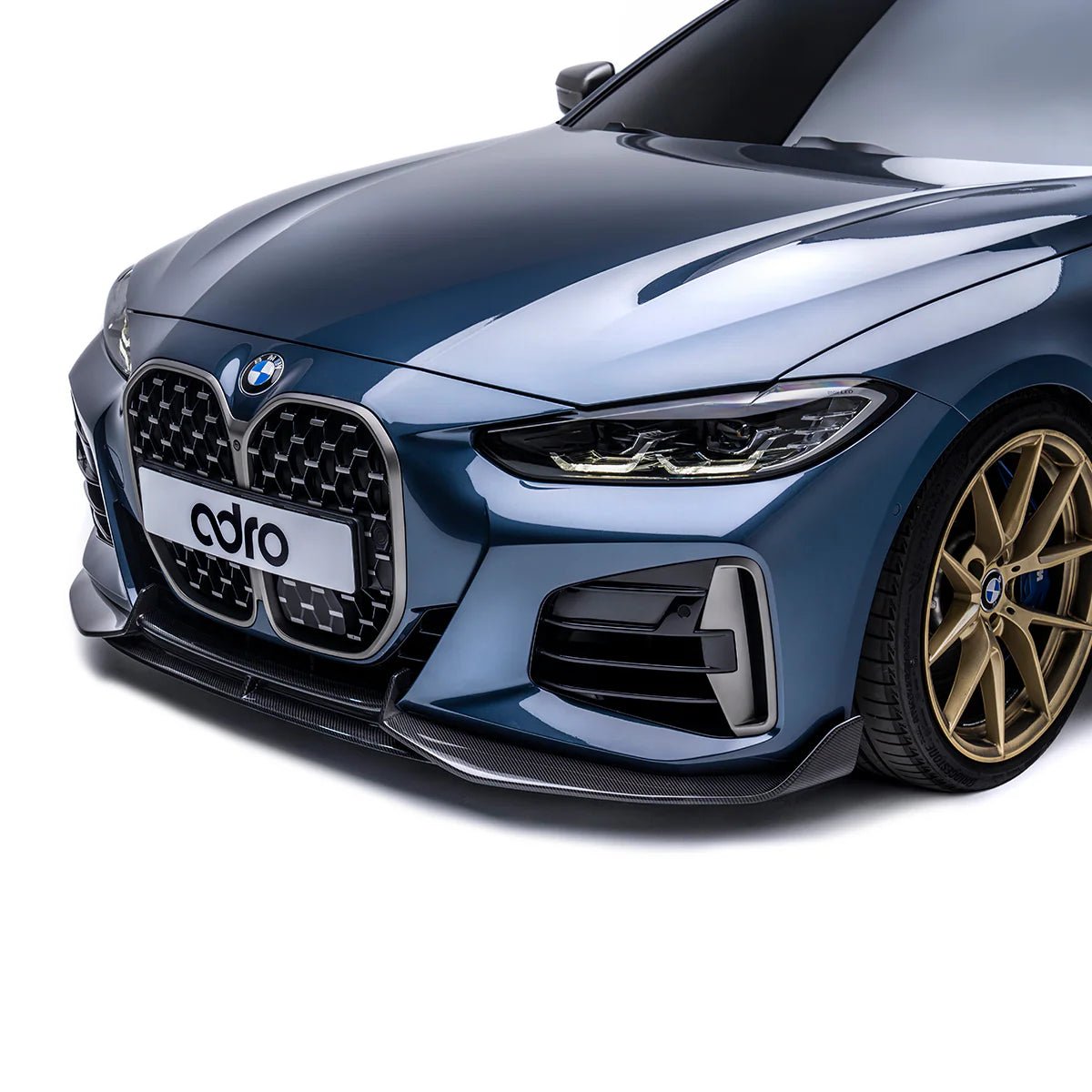 Adro A14A80-1201 BMW 4 Series M Sport & M440I G22 Carbon Fibre Front Splitter (2020+)