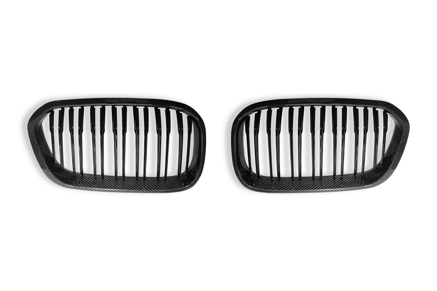 AUTOID BMW F20 F21 LCI Carbon Fibre Double Slat Kidney Grilles (Inc. 114i, 116i, 118i & 125i)