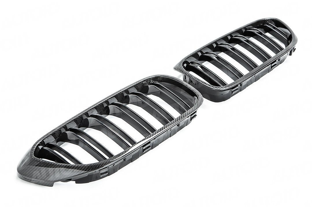 AUTOID BMW G30 F90 Carbon Fibre Kidney Grilles (Inc. 518d, 530e, M550ix & M5)