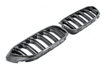 AUTOID BMW G30 F90 Carbon Fibre Kidney Grilles (Inc. 518d, 530e, M550ix & M5)