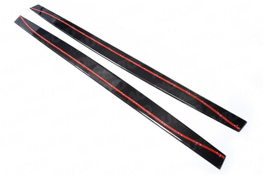 AUTOID BMW F80 F82 F83 Carbon Fibre Side Skirts (M3 & M4)
