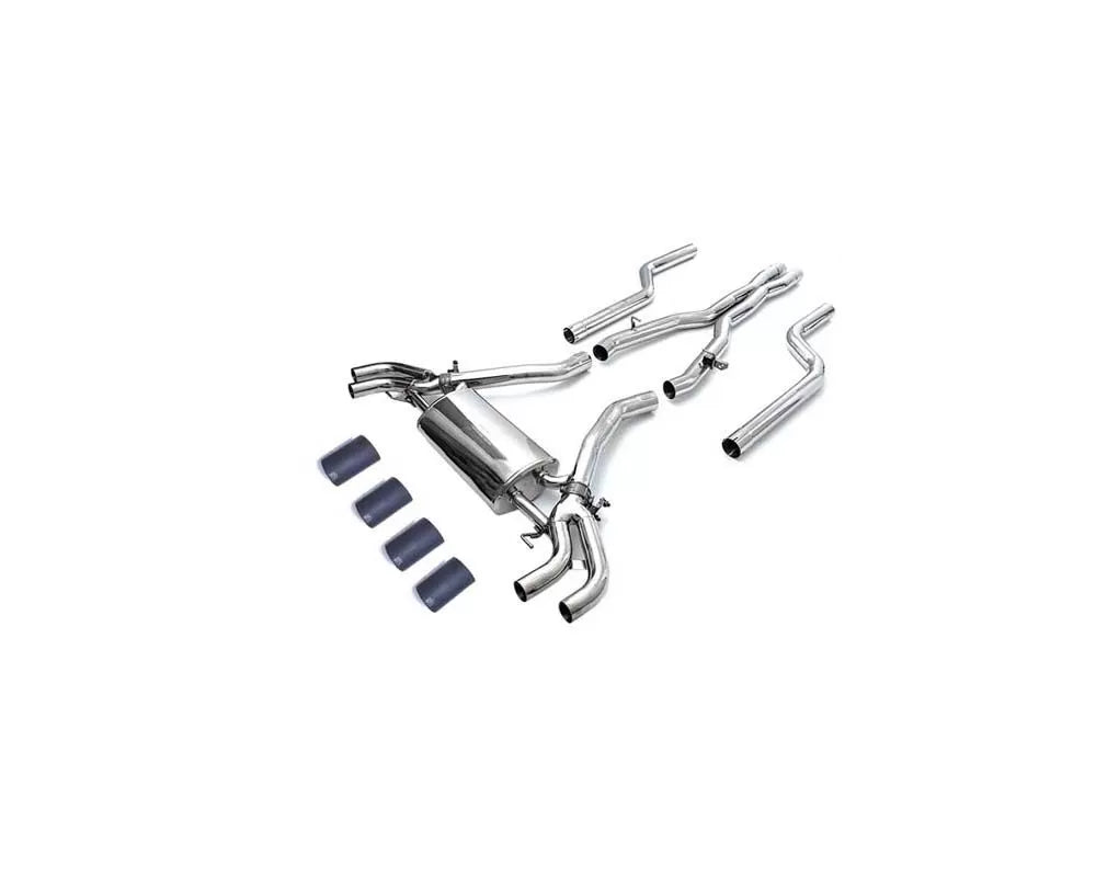 Armytrix Valvetronic Exhaust System BMW G06 X6M with Matte Black Tips