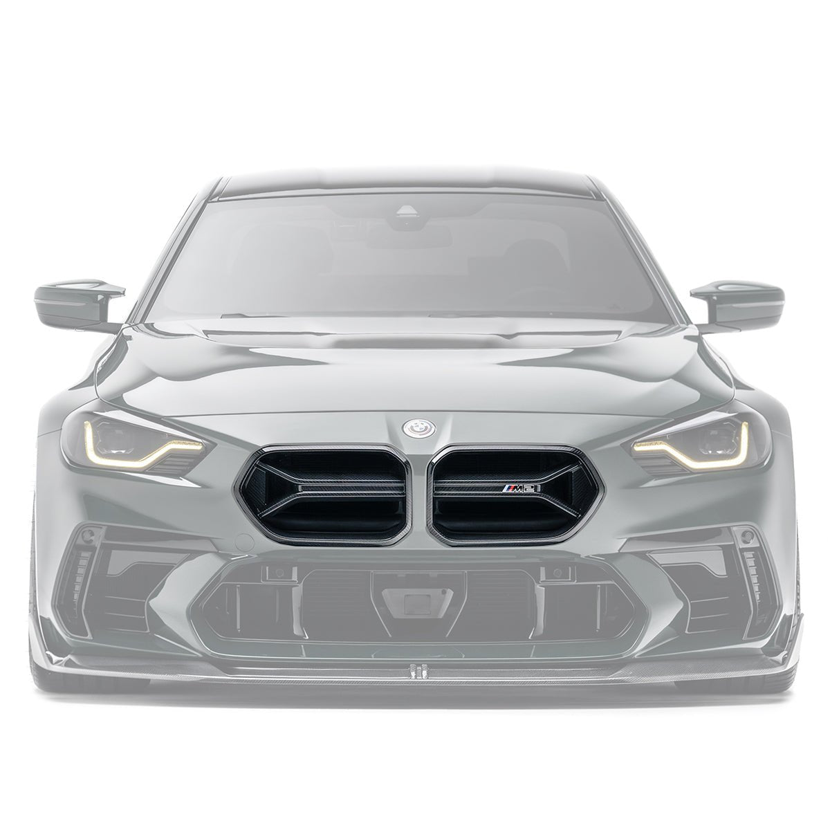 Adro A14A90-2202 BMW G87 M2 Carbon Fiber Front Grilles For Adro Front Bumper