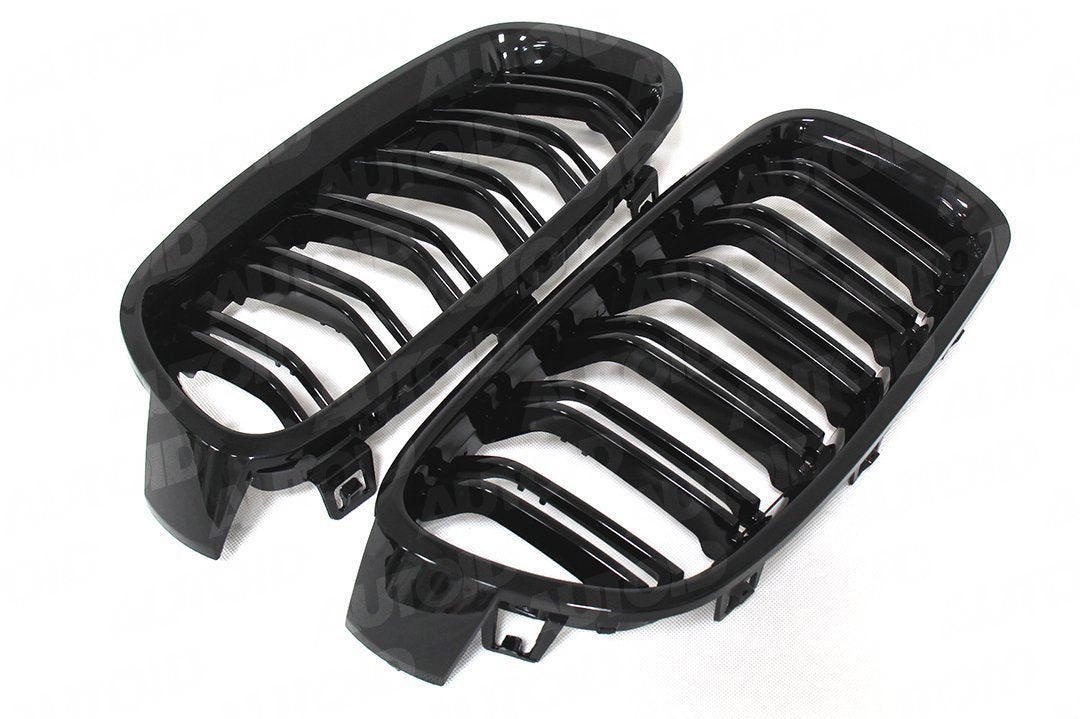 AUTOID BMW F32 F80 F82 F83 Gloss Black Kidney Grilles (Inc. 430i, 440i, M3 & M4)