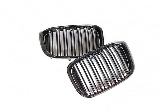 AUTOID BMW G01 G02 Gloss Black Kidney Grilles for BMW (Inc. X3 30i, X4 30ix, X3 M40dx & X4 M40ix)