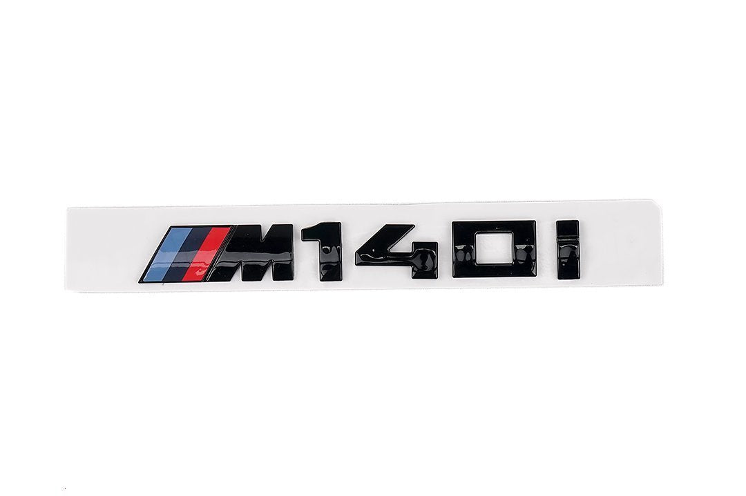 AUTOID BMW F20 F21 M140i Gloss Black Rear Model Badge