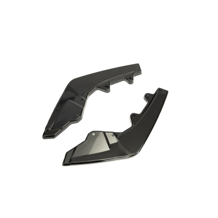 Zaero ZA-F2X-LCI-M1XX-DFL BMW M135I & M140I LCI F20 F21 EVO-1 GLOSS BLACK DIFFUSER SIDE SPAT FLAP EXTENSIONS
