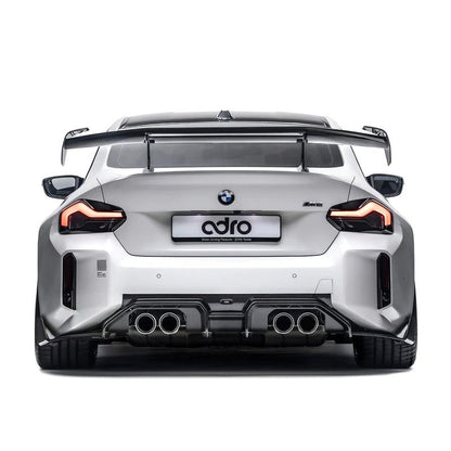 Adro A14A90-1501 BMW M2 G87 Pre-Preg Carbon Fibre AT-R3 Swan Neck Rear Wing (2023+)