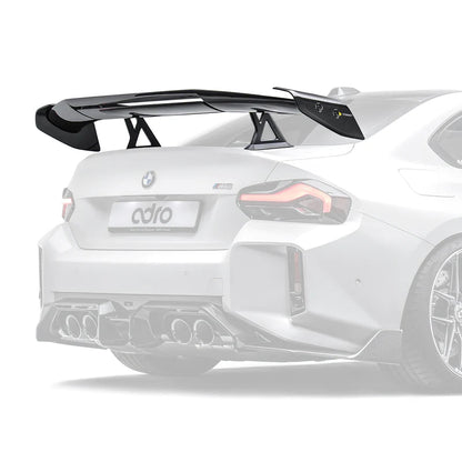 Adro A14A90-1501 BMW M2 G87 Pre-Preg Carbon Fibre AT-R3 Swan Neck Rear Wing (2023+)