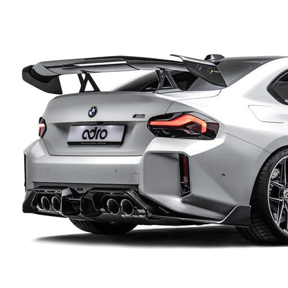 Adro A14A90-1501 BMW M2 G87 Pre-Preg Carbon Fibre AT-R3 Swan Neck Rear Wing (2023+)