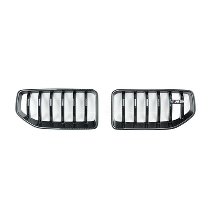 Adro A14A90-2201 BMW M2 G87 Pre-Preg Carbon Fibre Front Grilles (2023+)