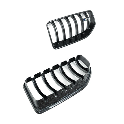 Adro A14A90-2201 BMW M2 G87 Pre-Preg Carbon Fibre Front Grilles (2023+)