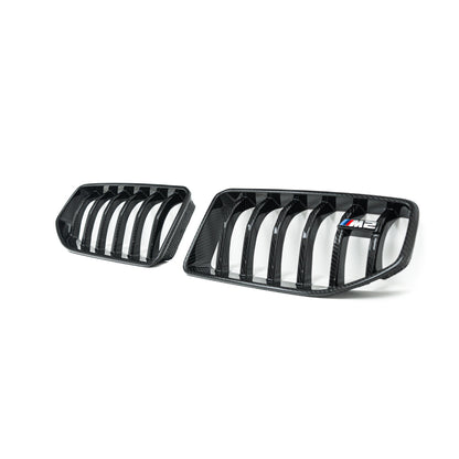 Adro A14A90-2201 BMW M2 G87 Pre-Preg Carbon Fibre Front Grilles (2023+)