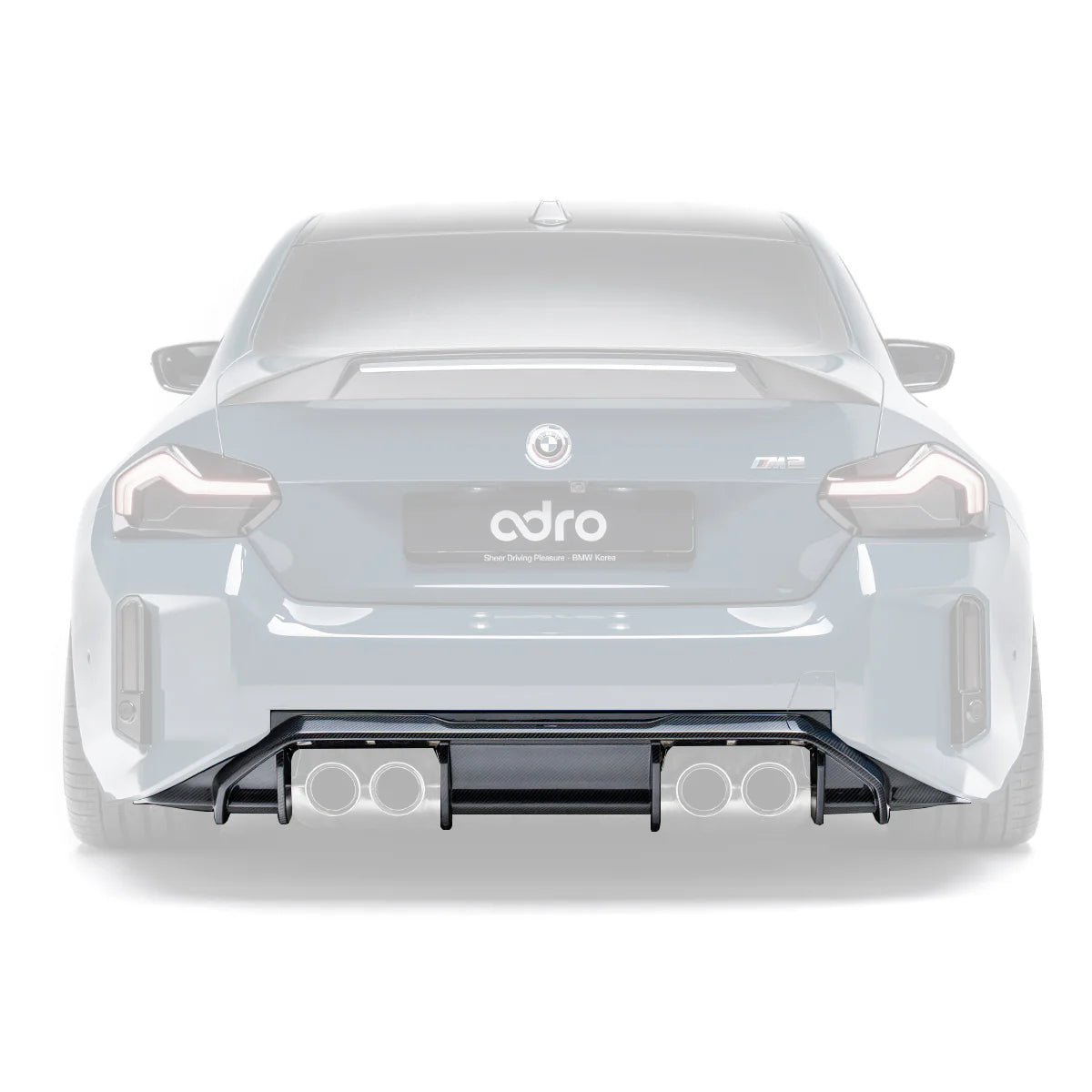 Adro A14A90-1302 BMW M2 G87 Pre-Preg Carbon Fibre Rear Diffuser V2 (2023+)