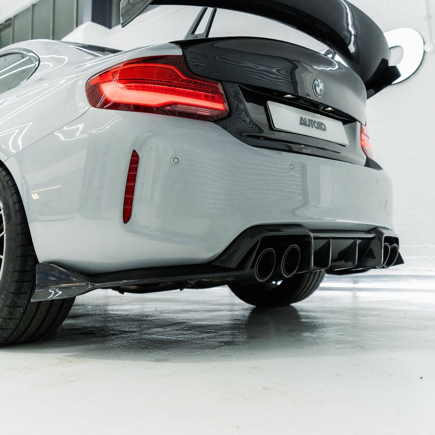 Adro A14A30-1301 BMW M2 & M2 Competition F87 Carbon Fibre Rear Diffuser (2018-2021)