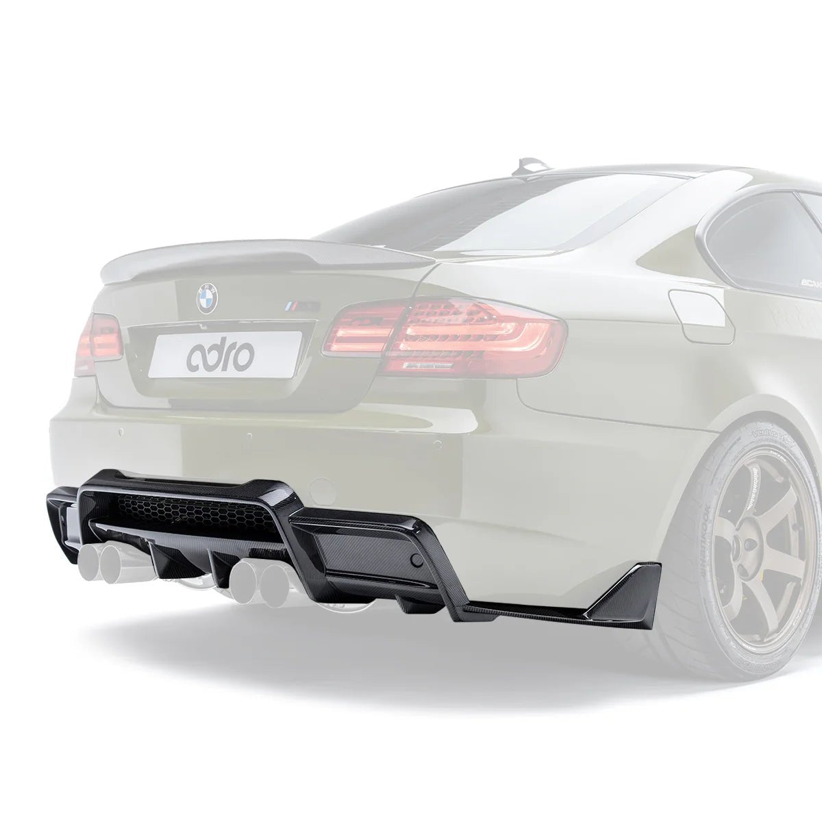 Adro A14A20-1301 BMW M3 E92 Carbon Fibre Rear Diffuser