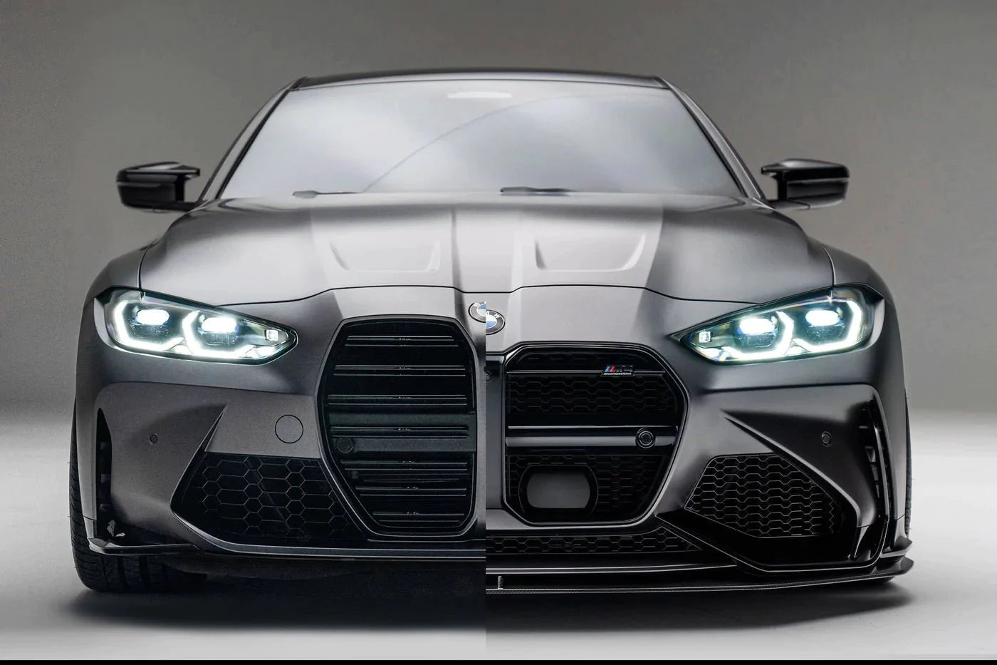 Adro A14A11-1201 BMW M3 G80 G81 & M4 G82 G83 Carbon Fibre Splitter For Front Bumper (2021+)
