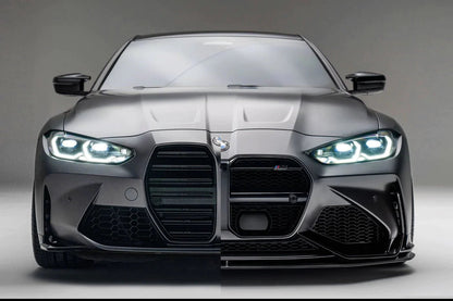 Adro A14A11-1201 BMW M3 G80 G81 & M4 G82 G83 Carbon Fibre Splitter For Front Bumper (2021+)