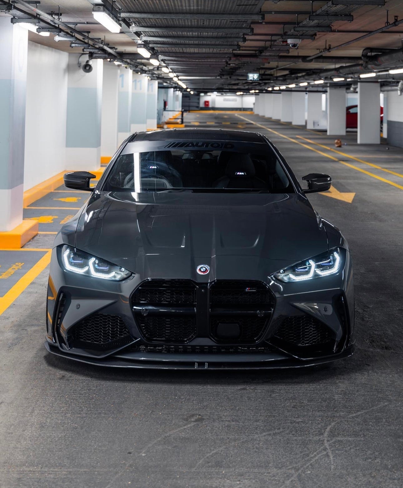 Adro A14A11-1201 BMW M3 G80 G81 & M4 G82 G83 Carbon Fibre Splitter For Front Bumper (2021+)