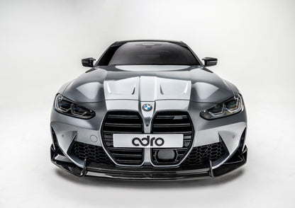 Adro A14A11-1202 BMW M3 G80 G81 & M4 G82 G83 Dry Carbon Fibre Front Splitter (2021+)