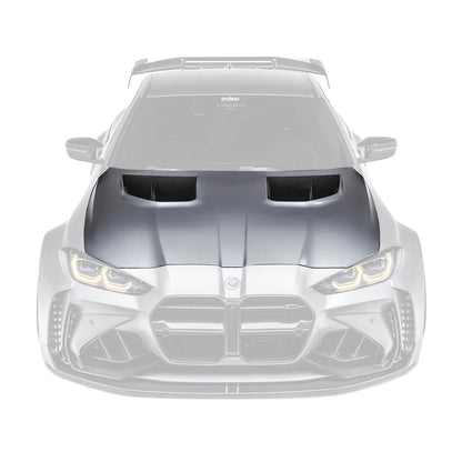 Adro A14A11-2401 BMW M3 G80 & M4 G82 Dry Carbon Fibre Front Vented Bonnet (2021+)