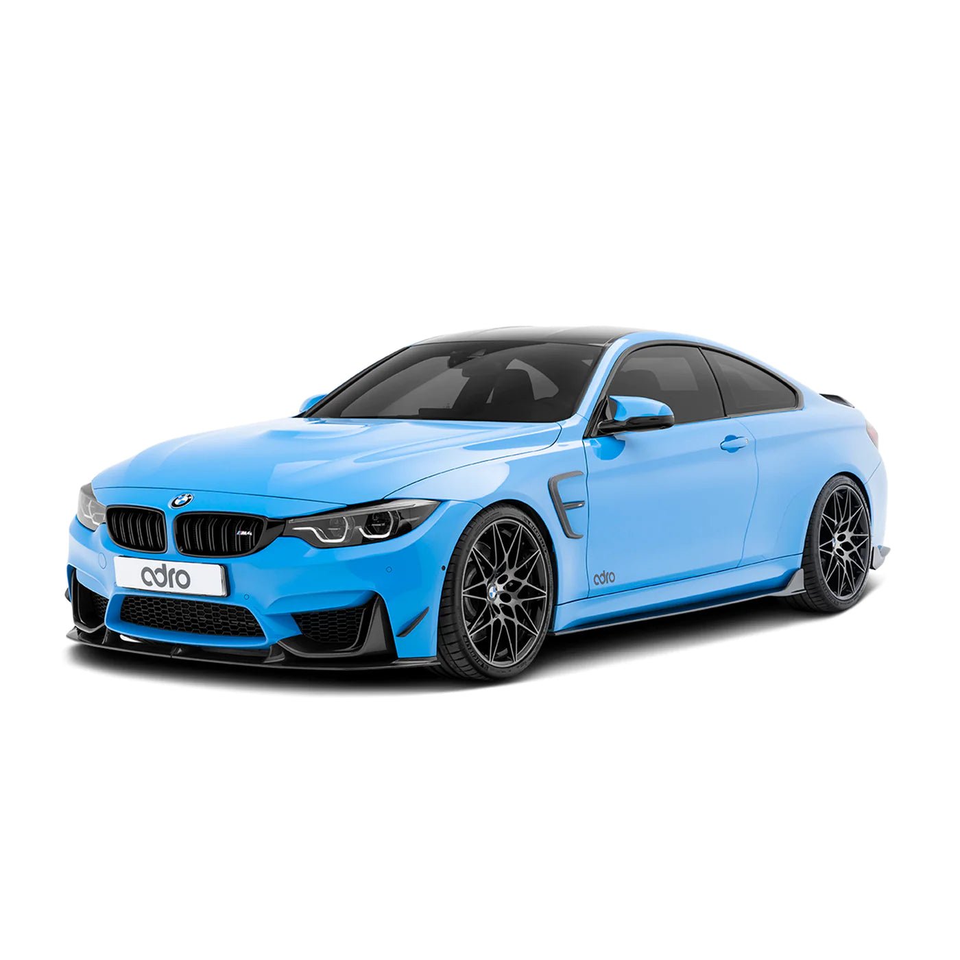Adro A14A10-1901 BMW M4 F82 F83 Pre-Preg Carbon Fibre Side Fender Trim Cover (2014-2020)
