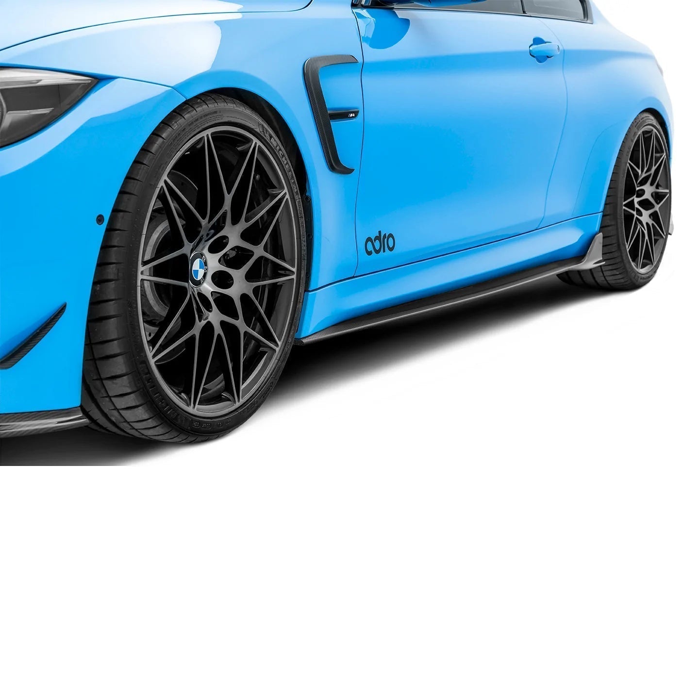 Adro A14A10-1401 BMW M4 F82 F83 Pre-Preg Carbon Fibre Side Skirts (2014-2020)
