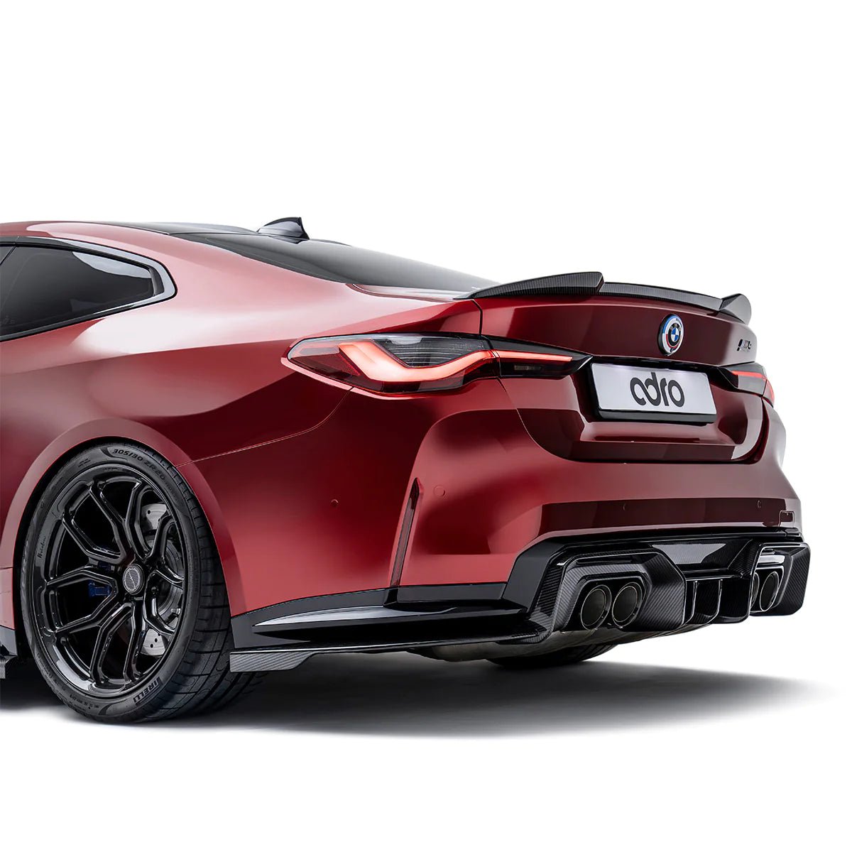 Adro A14A40-1502 BMW 4 Series G22 & M4 G82 Dry Carbon Fibre Rear Trunk Lip Spoiler (2020+)