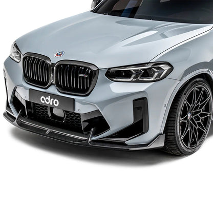 Adro A14AB10-1201 BMW X3M Lci F97 Pre-Preg Carbon Fibre Front Splitter (2022+)