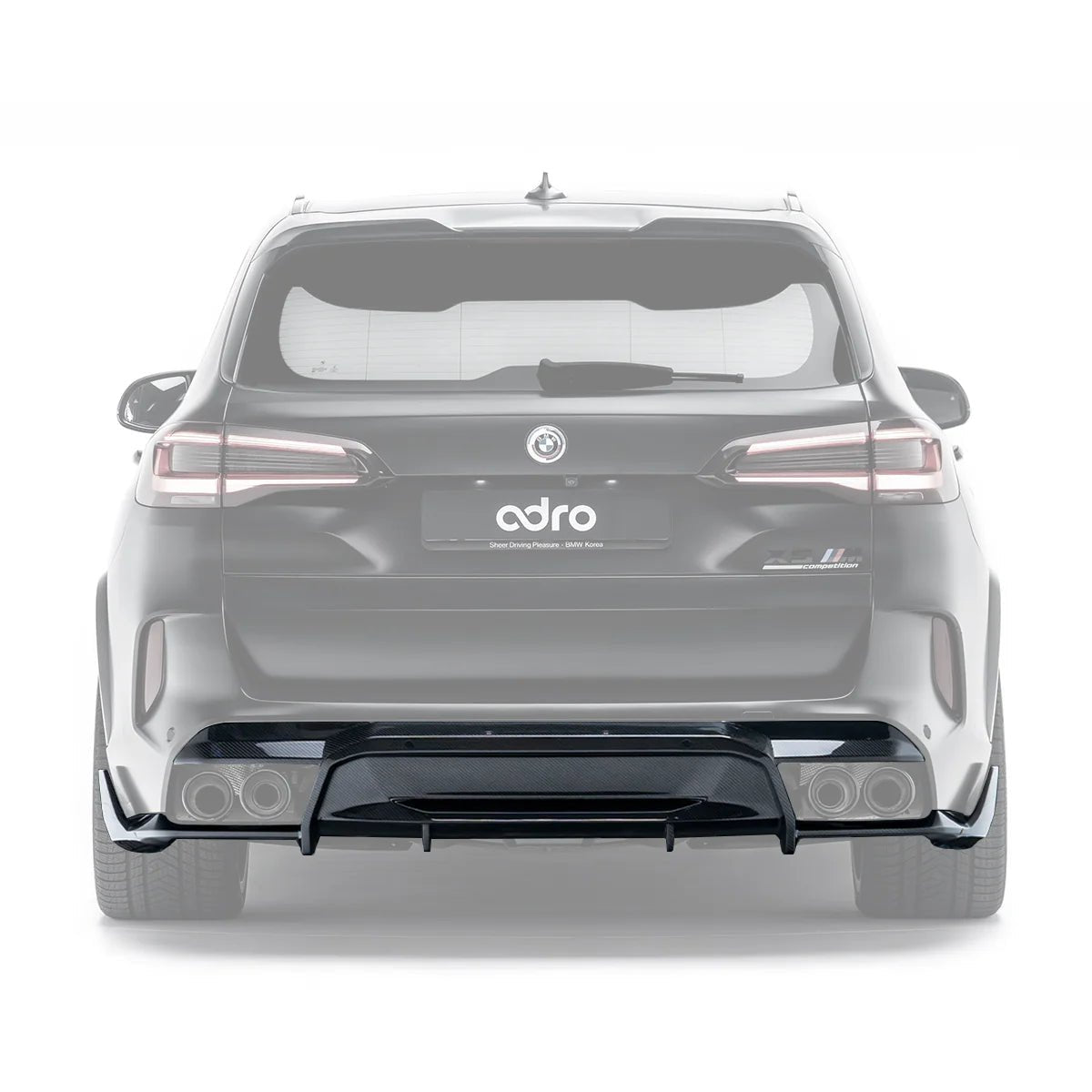 Adro A14AB20-1301 BMW X5M F95 Pre-Preg Carbon Fibre Rear Diffuser (2020+)