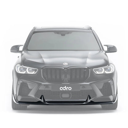 Adro A14AB20-1201 BMW X5M Pre-Lci F95 Pre-Preg Carbon Fibre Front Splitter (2020-2023)