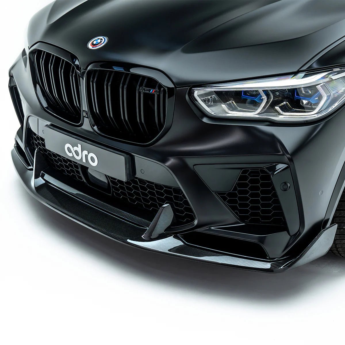 Adro A14AB20-1201 BMW X5M Pre-Lci F95 Pre-Preg Carbon Fibre Front Splitter (2020-2023)