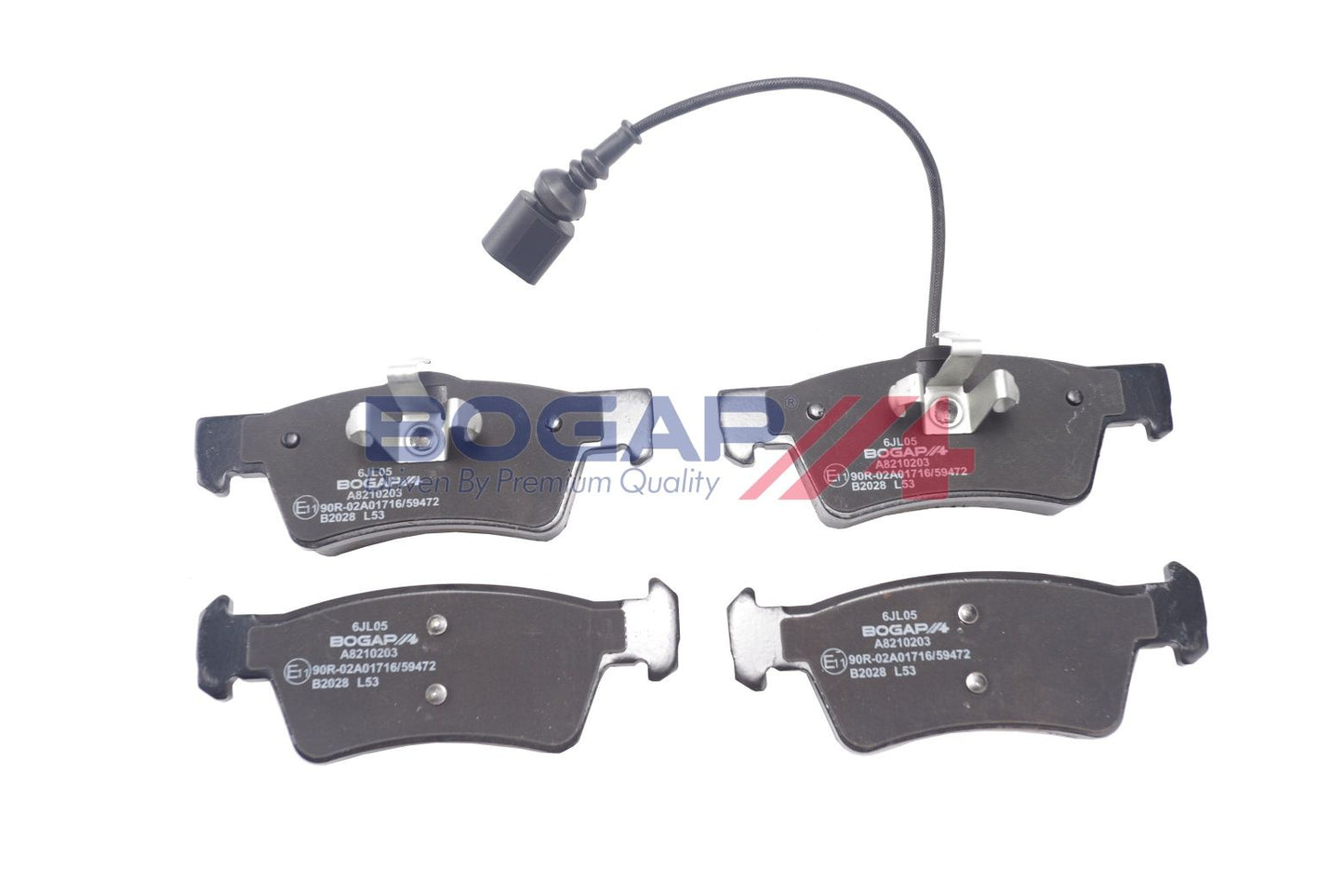 BOGAP A8210203 Brake Pad Set, Disc Brake